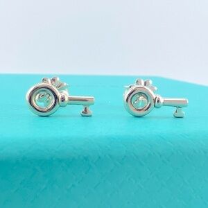 Tiffany & Co. Mini Key Earrings, Sterling Silver, Retired 🗝️